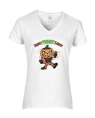 Epic Ladies Friday Fright Lights Football Halloween V-Neck Graphic T-Shirts