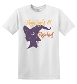 Epic Adult/Youth Moonlight & Mischief Witch Magic Moon Cotton Graphic T-Shirts