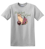 Epic Adult/Youth It's So Hard To Be Good Skull Roses Cat Cotton Graphic T-Shirts