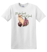 Epic Adult/Youth It's So Hard To Be Good Skull Roses Cat Cotton Graphic T-Shirts