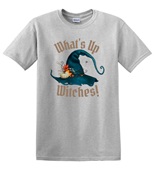 Epic Adult/Youth What's Up Witches Halloween Spider Hat Cotton Graphic T-Shirts