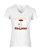 Epic Ladies It's Beginning To Look Like Halloween V-Neck Graphic T-Shirts