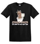 Epic Adult/Youth Spookie Dookie Scare The Shit Outta You Cotton Graphic T-Shirts