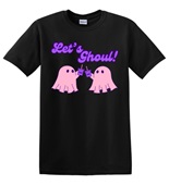Epic Adult/Youth Let's Ghoul Cheers Pink Party Ghosts Cotton Graphic T-Shirts