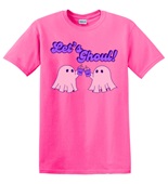 Epic Adult/Youth Let's Ghoul Cheers Pink Party Ghosts Cotton Graphic T-Shirts