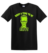 Epic Adult/Youth What Time Be Alive Frankenstein Monster Cotton Graphic T-Shirts