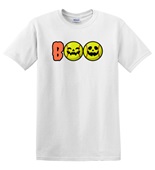 Epic Adult/Youth Boo Softball Pumpkins Jack O' Lanterns Cotton Graphic T-Shirts