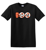 Epic Adult/Youth Boo Soccer Pumpkins Jack O' Lanterns Cotton Graphic T-Shirts