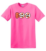 Epic Adult/Youth Boo Soccer Pumpkins Jack O' Lanterns Cotton Graphic T-Shirts