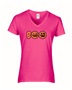 Epic Ladies Boo Basketball Pumpkins Jack O' Lanterns V-Neck Graphic T-Shirts