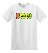 Epic Adult/Youth Boo Tennis Pumpkins Jack O' Lanterns Cotton Graphic T-Shirts