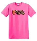Epic Adult/Youth Boo Football Pumpkins Jack O' Lanterns Cotton Graphic T-Shirts