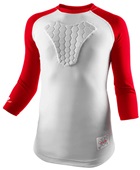 McDavid HEX Sternum Raglan 3/4 Length Compression Shirt Adult Youth