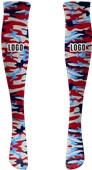 Custom Team Sports Socks - Sublimated Knee-High Socks - "Camo"