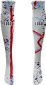 Custom Team Sports Socks - Sublimated Knee-High Socks - "Grunge"