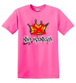 Epic Adult/Youth No Kings Protest Fascism Protect Freedom Cotton Graphic T-Shirts