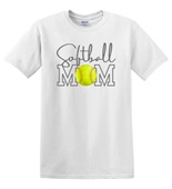 Epic Adult/Youth Softball Mom School Club Team Sports Fan Cotton Graphic T-Shirts