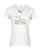 Epic Ladies Cheer Mom School Club Team Sports Fan V-Neck Graphic T-Shirts