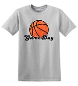 Epic Adult/Youth Game Day Basketball Glitter Style Bling Cotton Graphic T-Shirts