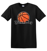 Epic Adult/Youth Game Day Basketball Glitter Style Bling Cotton Graphic T-Shirts
