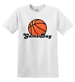 Epic Adult/Youth Game Day Basketball Glitter Style Bling Cotton Graphic T-Shirts