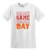 Epic Adult/Youth Game Day Basketball Red College Pro Fan Cotton Graphic T-Shirts