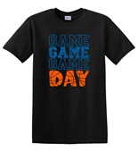 Epic Adult/Youth Game Day Basketball Blue College Pro Fan Cotton Graphic T-Shirts