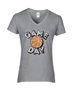 Epic Ladies Game Day Basketball College Fan Grit V-Neck Graphic T-Shirts