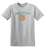 Epic Adult/Youth Baked Potato Is Me Thanksgiving Meme Cotton Graphic T-Shirts
