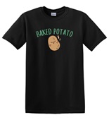 Epic Adult/Youth Baked Potato Is Me Thanksgiving Meme Cotton Graphic T-Shirts