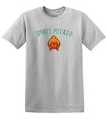 Epic Adult/Youth Smart Potato Is Me Thanksgiving Meme Cotton Graphic T-Shirts