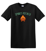 Epic Adult/Youth Smart Potato Is Me Thanksgiving Meme Cotton Graphic T-Shirts
