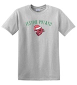 Epic Adult/Youth Festive Potato Is Me Thanksgiving Meme Cotton Graphic T-Shirts