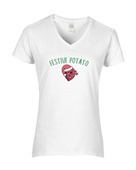 Epic Ladies Festive Potato Is Me Thanksgiving Meme V-Neck Graphic T-Shirts