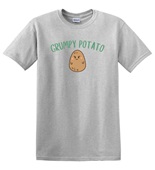 Epic Adult/Youth Grumpy Potato Is Me Thanksgiving Meme Cotton Graphic T-Shirts