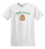 Epic Adult/Youth Grumpy Potato Is Me Thanksgiving Meme Cotton Graphic T-Shirts