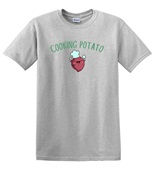 Epic Adult/Youth Cooking Potato Is Me Thanksgiving Meme Cotton Graphic T-Shirts