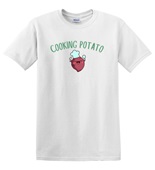 Epic Adult/Youth Cooking Potato Is Me Thanksgiving Meme Cotton Graphic T-Shirts