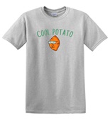 Epic Adult/Youth Cool Potato Is Me Thanksgiving Meme Cotton Graphic T-Shirts