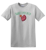 Epic Adult/Youth Sweet Potato Is Me Thanksgiving Meme Cotton Graphic T-Shirts