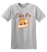 Epic Adult/Youth Cutie Pie Pumpkin Thanksgiving Cotton Graphic T-Shirts