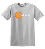 Epic Adult/Youth Pumpkin Pie Man Whipped Cream Video Game Cotton Graphic T-Shirts