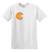 Epic Adult/Youth Pumpkin Pie Man Whipped Cream Video Game Cotton Graphic T-Shirts