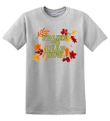 Epic Adult/Youth I'd Like To Leaf Now Fall Thanksgiving Cotton Graphic T-Shirts