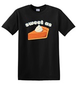 Epic Adult/Youth Sweet As Pumpkin Pie Thanksgiving Fall Cotton Graphic T-Shirts