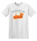Epic Adult/Youth Sweet As Pumpkin Pie Thanksgiving Fall Cotton Graphic T-Shirts