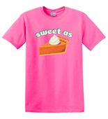 Epic Adult/Youth Sweet As Pumpkin Pie Thanksgiving Fall Cotton Graphic T-Shirts
