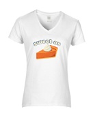 Epic Ladies Sweet As Pumpkin Pie Thanksgiving Fall V-Neck Graphic T-Shirts