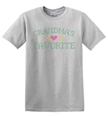 Epic Adult/Youth Grandma's Favorite Family Thanksgiving Cotton Graphic T-Shirts