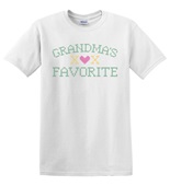 Epic Adult/Youth Grandma's Favorite Family Thanksgiving Cotton Graphic T-Shirts